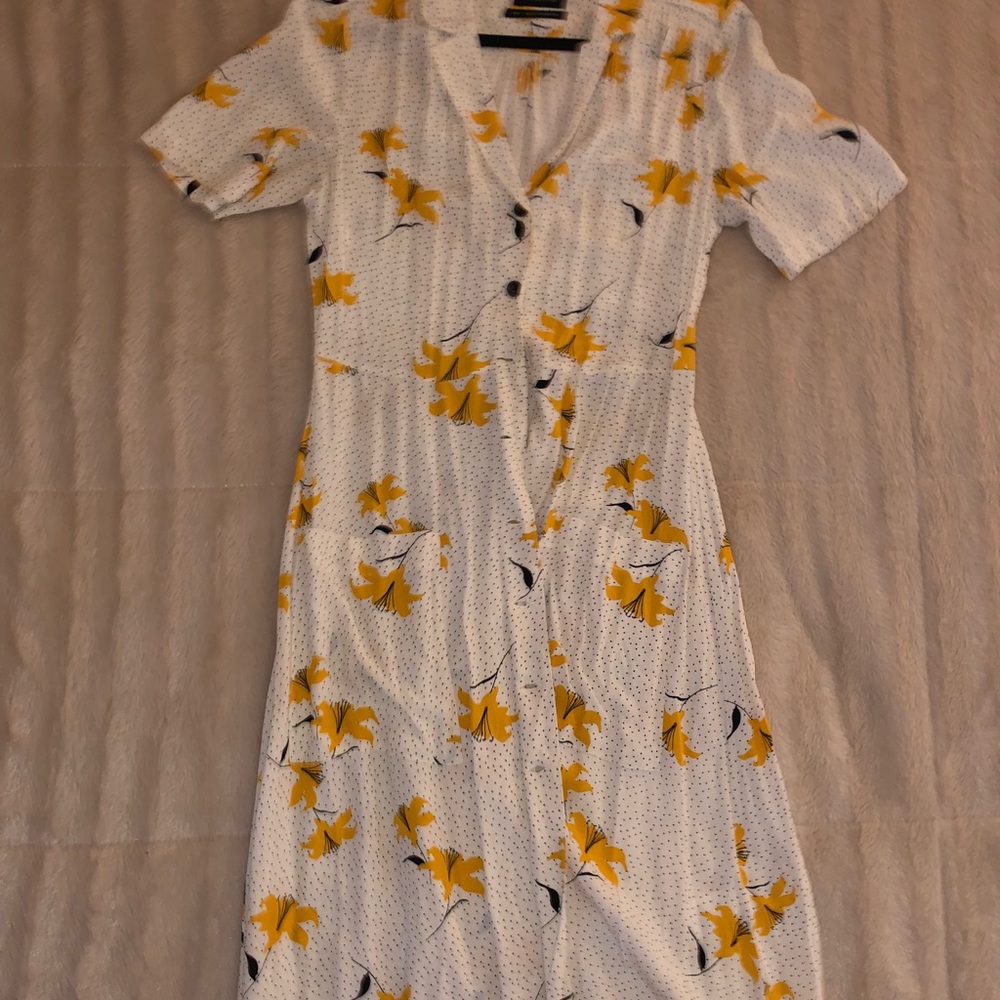 Long flower dress